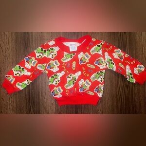 Vintage Hopscotch Boys Red Stop And Go Teddy Bear Pullover Sweatshirt